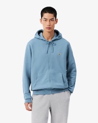 Classic Fit Zipped Fleece Sweatshirt
