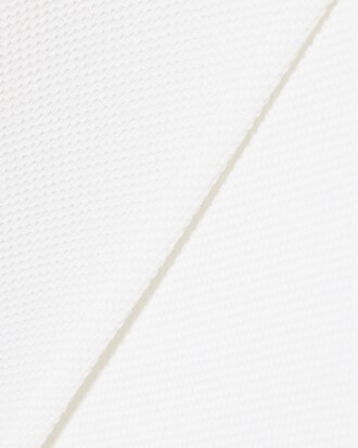 Long Pleated Fluid Piqu&eacute; Dress