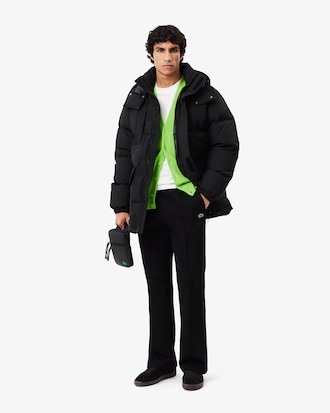 Water-Repellent Mid Length Puffed Jacket