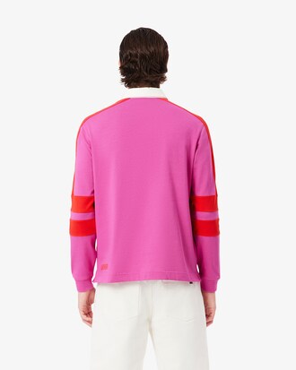 Classic Fit Colour-Block Rugby Polo Shirt