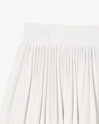 Runway Pleated Knit Skirt
