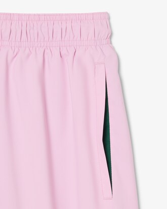 Mid Length Monochrome Swim Trunks