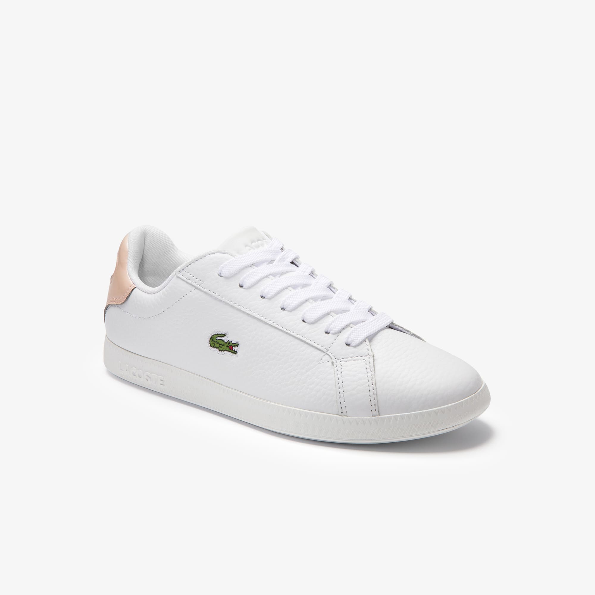 lacoste leather trainers womens