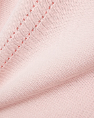 Seamless Knit V Neck Sweater