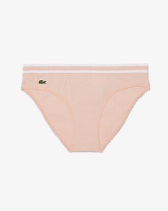 Stripe Waist Cotton Briefs