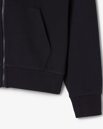 Zipped Piqué Hoodie