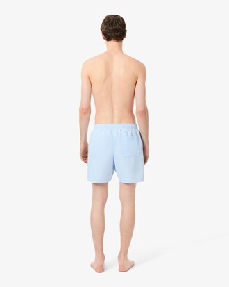 Mid Length Printed Swim Trunks