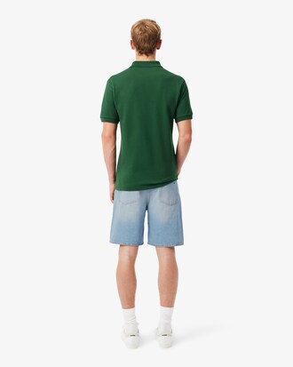 Straight Fit Denim Bermuda Shorts