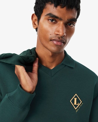 French Made Badge Accent Sweatshirt