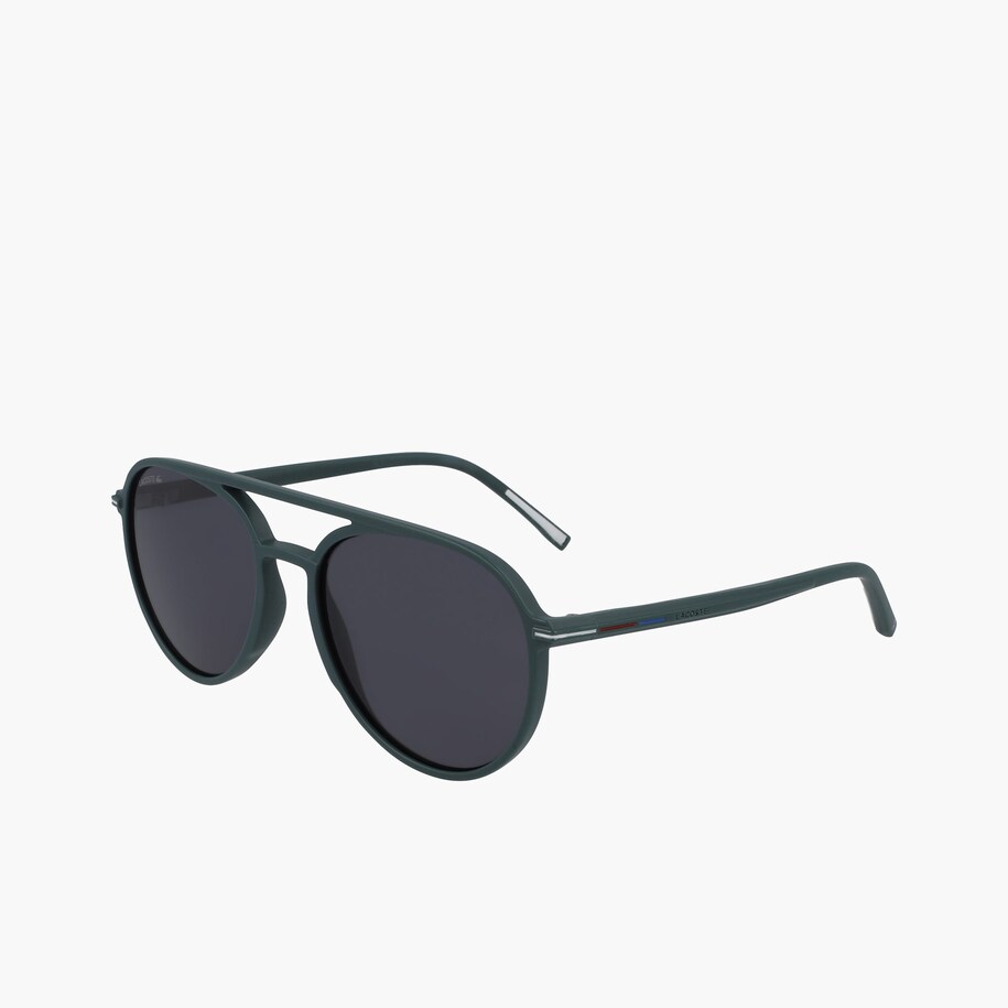 Pilot Shape Plastic Novak Djokovic Collection Sunglasses Lacoste