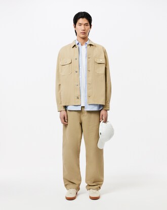 Slim Fit Striped Stretch Poplin Shirt