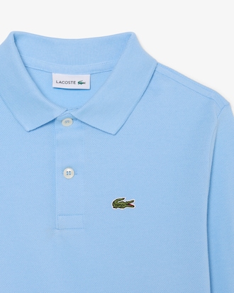 Long Sleeved Petit Piqu&eacute; Polo Shirt