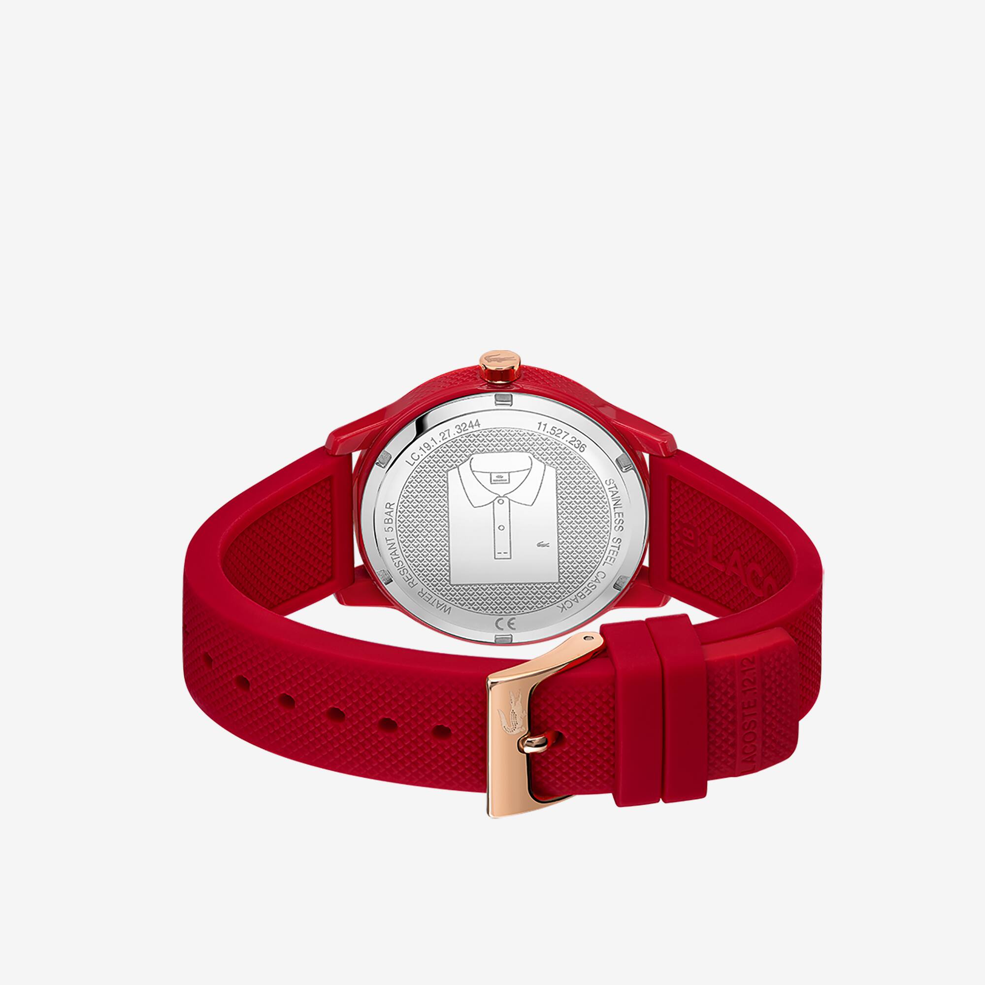 lacoste red watch