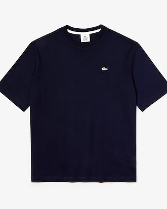 Men's Lacoste LIVE Loose Fit Crew Neck Loose Cotton T-shirt