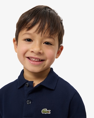 Long Sleeved Petit Piqu&eacute; Polo Shirt