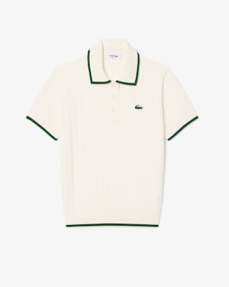 Short Sleeved Polo Collar Golf Sweater