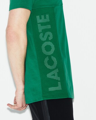 Men's Lacoste SPORT Crew Neck Lettered Ultra Light Cotton T-shirt