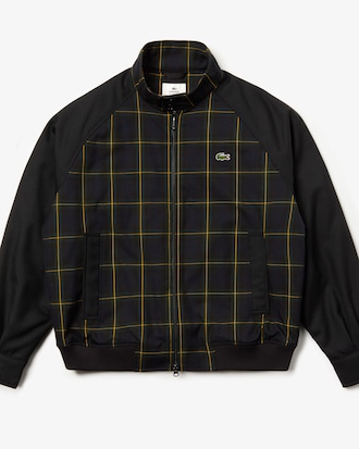 Men's Lacoste LIVE Check Harrington Jacket