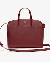 Women's Chantaco Piqu&eacute; Leather Zip Pocket Tote Bag