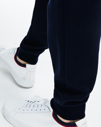 Men's Contrast Bands Milano Cotton Urban Jogging Pants