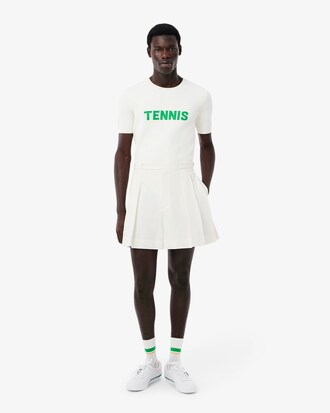 Runway Pleated Wool Bermuda Shorts