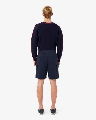 Cotton Fleece Cargo Shorts