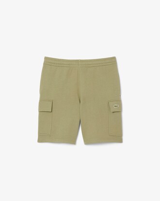 Cotton Fleece Cargo Shorts