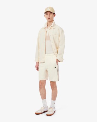 Regular Fit Colour-Block Fleece Shorts