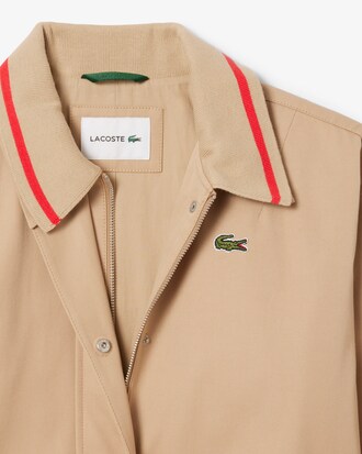 Twill Polo Collar Car Coat