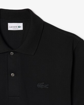 Classic Fit Metallic Crocodile Polo Shirt
