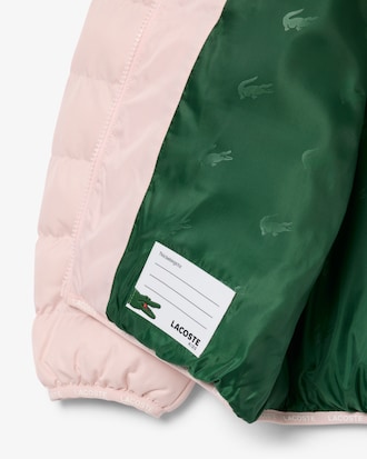 Unisex Fleece Lined Hooded Puffed Jacket