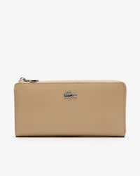 Women's Daily Classic Coated Piqu&eacute; Canvas 10 Card Zip Wallet