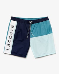 Men's Colourblock Taffeta Swimming Trunks