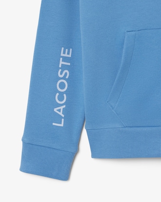 Colour-Block Zipped Hoodie