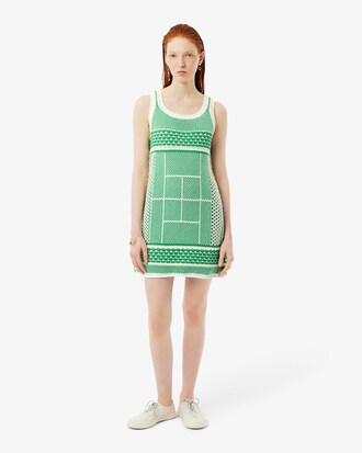 Runway Jacquard Sweater Dress