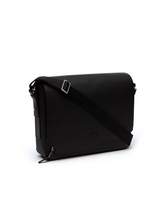 Men's Chantaco Matte Piqu&eacute; Leather Flap Bag