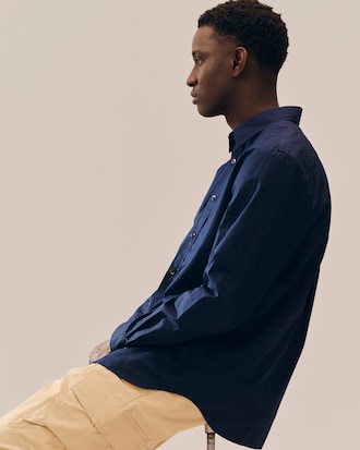 Regular Fit Stretch Poplin Shirt