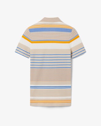 Runway Slim Fit Striped Piqu&eacute; Polo Shirt