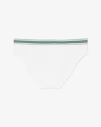 Contrast Waist Stretch Cotton Briefs
