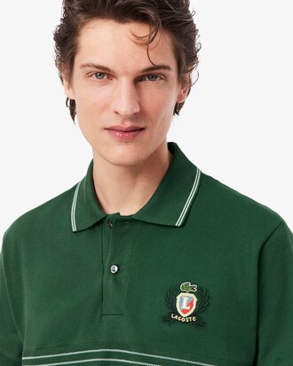 Classic Fit L.12.12 Embroidered Shield Polo Shirt