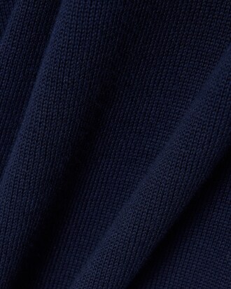 Monochrome Cotton V-neck Sweater