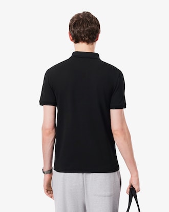 Slim Fit Jacquard Branded Piqu&eacute; Commuter Polo Shirt