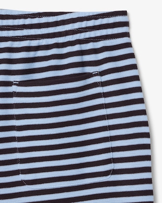 Regular Fit Striped Cotton Shorts