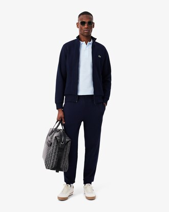 Zip-Up High Neck Fleece Sweatshirt