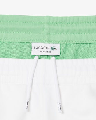 Cotton Fleece Colour-Block Shorts