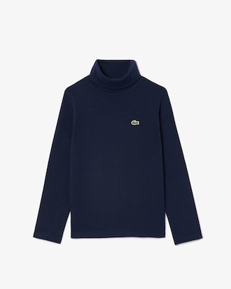 Cotton Roll Neck T-shirt