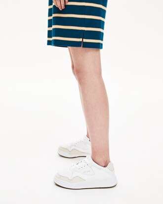 Women's Ribbed Cotton Sailor Dress