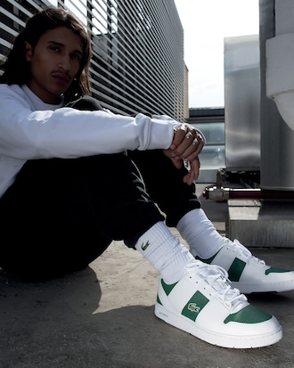 Men's Thrill Two-Tone Leather Trainers