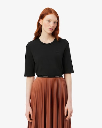 Soft Cotton Three Quarter Sleeve T-shirt