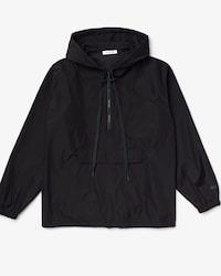 Unisex Fashion Show Hooded Solid Technical Jacket